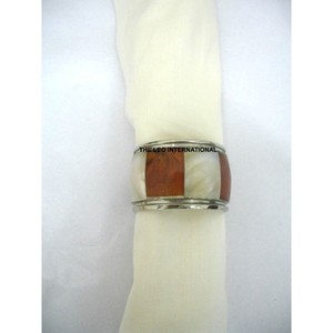 Best Seller Crystal Beaded Napkin <b>Ring</b> With Metal Made Unique Designed Luxury Napkin <b>Ring</b> for Table Decor by <b>Indian</b> Exporter - Product Image 5