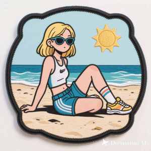 Vietnam-Made Eco-Friendly 3D Plastic Patches | Custom Anime Plastic Sequins Labels for <b>Hats</b> & <b>Bags</b> - Product Image 2