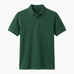 Camisas Clásicas de Piqué para Hombre de Alta Calidad, con Logotipo Personalizado en la Parte Posterior del Cuello, Transpirables para Verano, 100% Poliéster - Product Image 3
