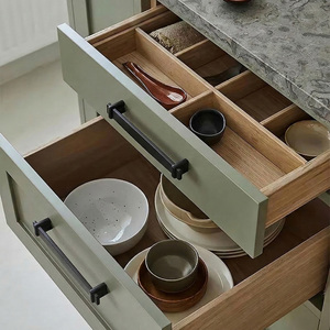 Zinc Alloy Contemporary Eco-Friendly Durable Matte <b>Black</b> Drawer Handle Cabinet Hardware Kitchen Bathroom Bedroom Wardrobe - Product Image 5