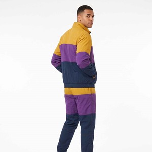 Lightweight Highlighted <b>Line</b> Streetwear Track Suit 2 Piece Jacket and <b>Pant</b> Crinkle Nylon Reflective Windbreaker Tracksuit Unisex - Product Image 4