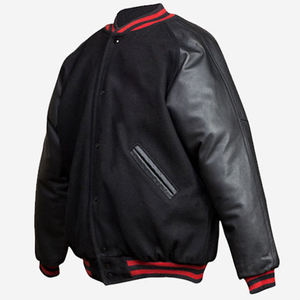 Veste universitaire pour homme en gros - Personnalisable, polyester/coton, respirante et coupe-vent, logo frontal, veste d'hiver de haute qualité - Product Image 5