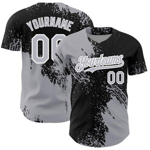 100% Polyester Custom Printed Baseball Jersey for Adults-Breathable Moisture Wicking Sports Team Uniform - Product Image 1