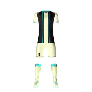 Maillots de football personnalisés pour adultes et enfants, ensemble short et maillot respirant à séchage rapide, équipement de football par sublimation - Product Image 3