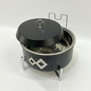 Magnifique ensemble de réchauds à buffet avec accents géométriques en diamant, supports élégants et couvercles modernes pour une utilisation élégante lors de buffets de mariage - Product Image 2
