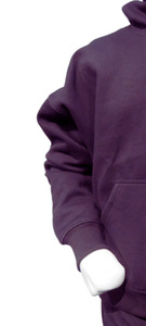 Sudadera de invierno 100% algodón polar transpirable con capucha, cordón ajustable, puños y dobladillo acanalados, bolsillos delanteros, servicio OEM para hombre - Product Image 3