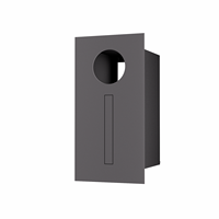 Boîte à colis intelligente pour la maison, en acier galvanisé durable, boîte aux lettres extérieure à encastrer avec fente pour courrier, revêtement en poudre