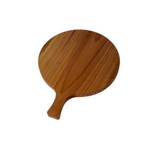 Planche à pizza ronde en bois de qualité supérieure, planche à découper et à servir pour la cuisine, plateau avec poignée, planche à fromage en bois, bon prix - Product Image 6