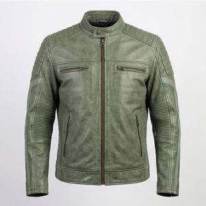 Chaqueta de Motociclista de Cuero Genuino para Hombre de la Mejor Calidad, Nueva Colección de Invierno, Chaquetas de Motocicleta con Protecciones Desmontables Personalizadas - Product Image 1