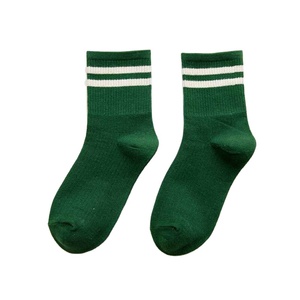 Wholesale High Quality Winter Cotton Striped Crew <b>Socks</b> ODM Bulk Manufacturer - Product Image 4