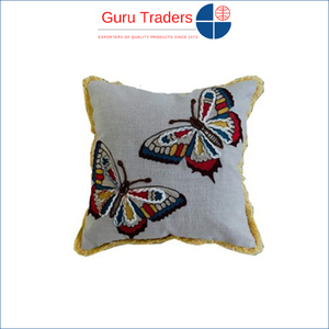 Proveedor Indio que Vende Ampliamente Fundas de Cojín Decorativas para el Hogar, 100% Algodón, Bordadas a Mano, para Compra al por Mayor al Mejor Precio - Product Image 2