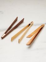Ustensiles de cuisine écologiques, pinces à nourriture en bois robustes avec aimant, pince à pain au design moderne pour la maison et la grille-pain