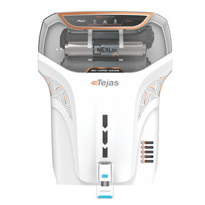 Purificateur d'eau alcaline TEJAS WHITE RO avec affichage numérique, réservoir de 13 litres, technologie cuivre-zinc, qualité alimentaire - Product Image 1
