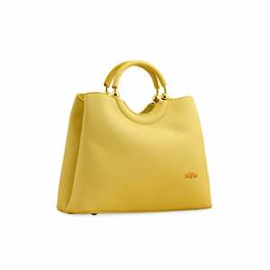 Yellow Formal P36385 Hand Bag Elegant <b>Fine</b> <b>Chain</b> & <b>Link</b> <b>Bracelets</b> Accessory - Product Image 2