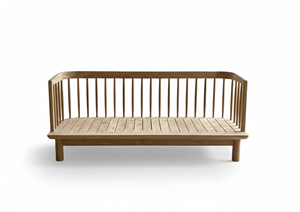 Canapé d'extérieur Lara 2 places en teck de qualité supérieure, mobilier de jardin et de terrasse pour les distributeurs étrangers, marché d'exportation en gros - Product Image 3