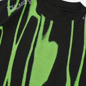 Premium Quality <b>Top</b> Trending Unisex Oversized Crew Neck Hip Hop Multi color <b>rainbow</b> Tie Dye Custom Printed Men's Summer T-shirts - Product Image 6