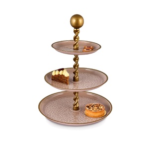 Knob Tier Round Mild Steel <b>Cupcake</b> <b>Stand</b> for Wedding Birthday Dessert Display - Product Image 1