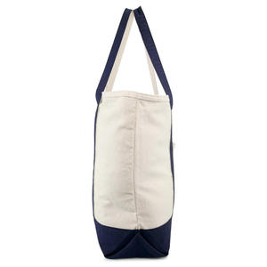 Wholesale Custom Logo <b>Canvas</b> <b>Tote</b> Bags with Zipper Closure Extra Large Size for Outdoor & Groceries Shopping - Product Image 3