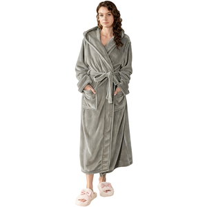 Cotton Waffle Style Plus Size Embroidered Bathrobe for Adult Couples Absorbent Hotel Home Wear Spring Thermal Wholesale - Product Image 1