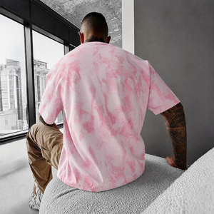 Oversized <b>Tshirts</b> for Men Tie Dye Hipster T Shirts Fashion Baggy Gym Shirts Short Sleeve Unisex Designer Tees Shirt - Product Image 5