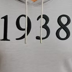 Sudadera con Capucha Gris para Mujer, Bordado 3D, Estilo Casual, Manga Larga, Cómoda para el Día a Día - Product Image 2