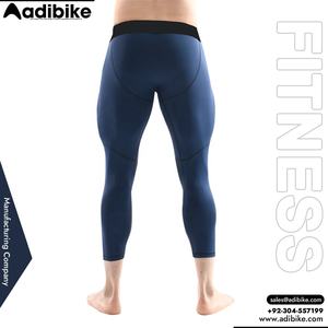 Mallas de compresión 3/4 personalizadas al por mayor con MOQ bajo para fitness - Product Image 2