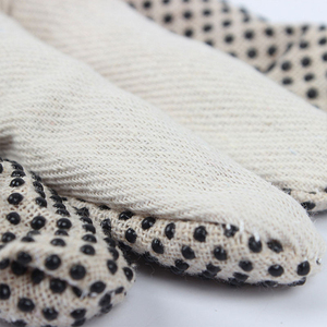 Dotted Grip Gloves Cotton Knit Protective Gloves for Factory Warehouse and Logistics Premium Cotton <b>PVC</b> Dotted Gloves - Product Image 2