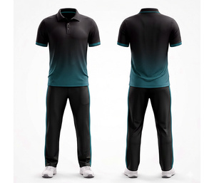 Custom Design <b>Cricket</b> Uniform Sublimation Printed | Men Women Youth <b>Cricket</b> Wears Polo Shirt and Trouser <b>Full</b> Team Outfit - Product Image 1