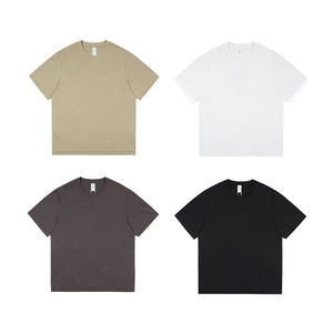 T-shirt surdimensionné en coton 100% de haute qualité, mode été, t-shirt pour homme, streetwear, logo de marque, t-shirt personnalisé - Product Image 1