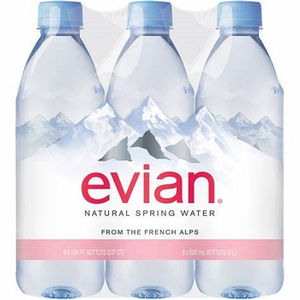 Agua de Manantial Natural Evian, Botellas de 330 ml, Paquete de 24 Unidades en Bandejas Termoencogibles para Refrigeradores de Tiendas de Conveniencia y Exhibidores de Venta Minorista - Product Image 2