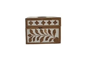 Accesorios modernos para el hogar: Cajas de pañuelos con incrustaciones de hueso, diseñadas para fines de organización, decoración ecológica con motivos animales y a precio económico. - Product Image 4