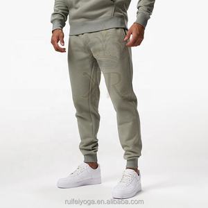Conjunto de sudadera con capucha y pantalones de chándal de algodón de peso pesado de alta calidad, conjunto de chándal deportivo personalizado Unisex en blanco liso para hombre - Product Image 5