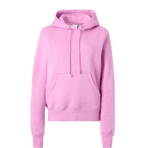 Sudadera con Capucha Rosa Personalizada al por Mayor para Mujer, Sudadera Casual de Forro Polar con Manga Larga y Bolsillo Canguro, Top con Capucha para Invierno, Ropa de Moda - Product Image 1