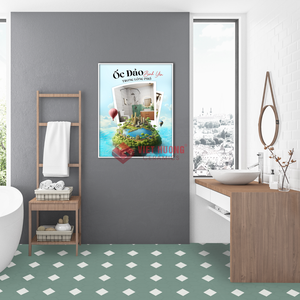 Carrelage en ciment 190x190mm pour l'inspiration des designs extérieurs - Product Image 1