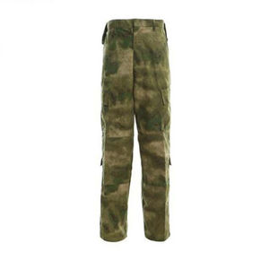 Pantalon de randonnée décontracté en toile OEM personnalisé, coupe mi-haute, motif camouflage foncé, imperméable et respirant, style cargo, pour hommes - Product Image 4