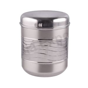 Airtight Stainless Steel Storage Canister with Metal Lid Kitchen <b>Container</b> for <b>Tea</b> <b>Coffee</b> <b>Sugar</b> Dry Foods Parties - Product Image 1