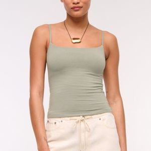 Custom Womens Camisole Tank Top <b>Spaghetti</b> <b>Strap</b> Sleeveless Soft Stretch Casual Summer Vest Solid Color Wholesale OEM - Product Image 4
