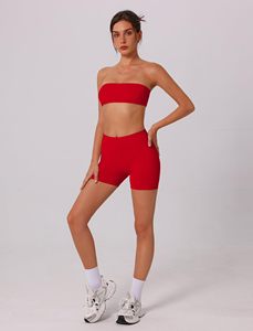 Block Seamless Backless Running Yoga Pants Cycling Sports <b>Knee</b>-Length Fitness Set Printing High Stretch Lightweight - Product Image 5