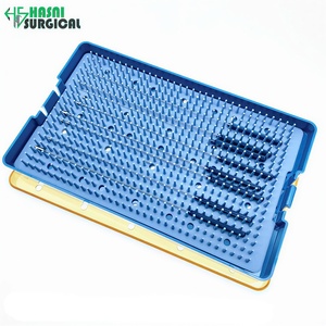 ชุดเครื่องมือผ่าตัดประสาทสัมผัสแบบสแตนเลส OEM Manual Vascular Dilator ขนาด 21 ซม. 0.5 มม.-4.0 มม. - Product Image 5