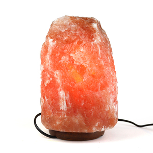 Lampe en sel de l'Himalaya naturelle écologique, cristal rose foncé, 1-2 kg, purificateur d'air ionisant, approuvé HACCP - Product Image 3