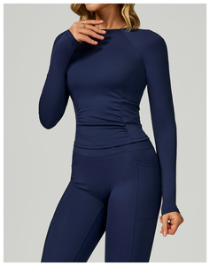 Women's <b>Cap</b> <b>Sleeve</b> Yoga <b>Top</b> Stretch Breathable Fitness Workout Shirt Athletic Training Apparel Active Gym Wear - Product Image 3
