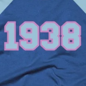 เสื้อยืดสีน้ำเงินกรมท่า สีฟ้าอ่อน ปี 1938 ปักลายโมโนแกรม แขนสั้น สวมใส่สบายในฤดูร้อน ผ้าฝ้าย 100% ระบายอากาศได้ดี เป็นมิตรกับสิ่งแวดล้อม สำหรับผู้หญิง - Product Image 4