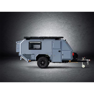 Compact Mini Off Road Camper Caravan Travel Trailer RV Mobile Home with <b>Kitchen</b> Sleeping Space Touring Unit <b>Camping</b> Use - Product Image 1