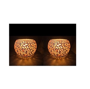 Solid Quality Glass <b>Candle</b> Holder Colorful Solid Theme Multi-Size Glass Mosaic <b>Candle</b> Holder for Home Decoration - Product Image 6