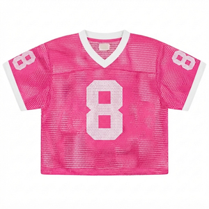 Custom Vintage Oversized Unisex Mesh Crop <b>T</b>-<b>Shirt</b> Breathable Sports Streetwear Tee Quick Dry Lightweight Mesh <b>Shirt</b> 2026 - Product Image 5