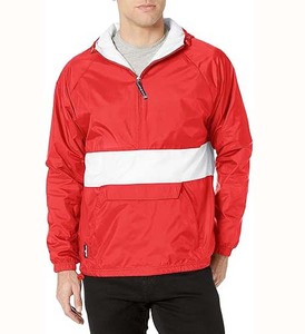 Custom <b>Lightweight</b> Polyester Hooded Windbreaker <b>Jacket</b> for Men <b>Summer</b> Sport Plus Size Zipper Customizable Waterproof Design - Product Image 1