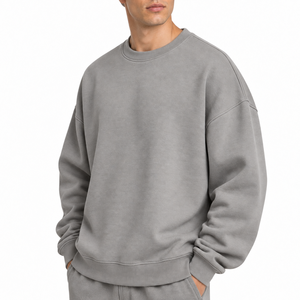 Ensemble de sweat-shirts à capuche surdimensionnés pour hommes, vêtements de sport décontractés en polaire de qualité supérieure, vente en gros - Product Image 3