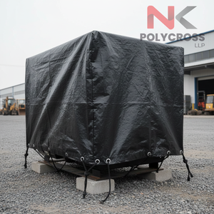 ผ้าใบกันน้ำแบบหนาพิเศษ ขนาด 12x12 ฟุต ป้องกันรังสียูวี  แผ่นพลาสติกสำหรับงานก่อสร้าง การเกษตร และการส่งออก - Product Image 4