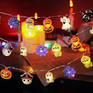 20 LED 9.8ft 2025 Indoor Halloween Fairy <b>Lights</b> Timer <b>Battery</b> Operated (Not Included) <b>String</b> <b>Lights</b> for Halloween Celebration - Product Image 1