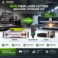 Kit complet de modernisation laser à fibre 6000W pour la construction d'une machine de découpe laser personnalisée avec solution de contrôle CNC
